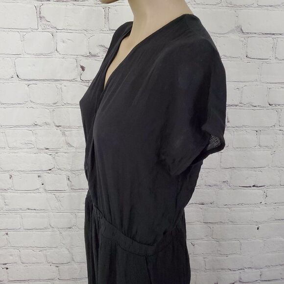 ICHÍ V-Neck Crepe Romper Blk M NWT - Picture 6 of 9